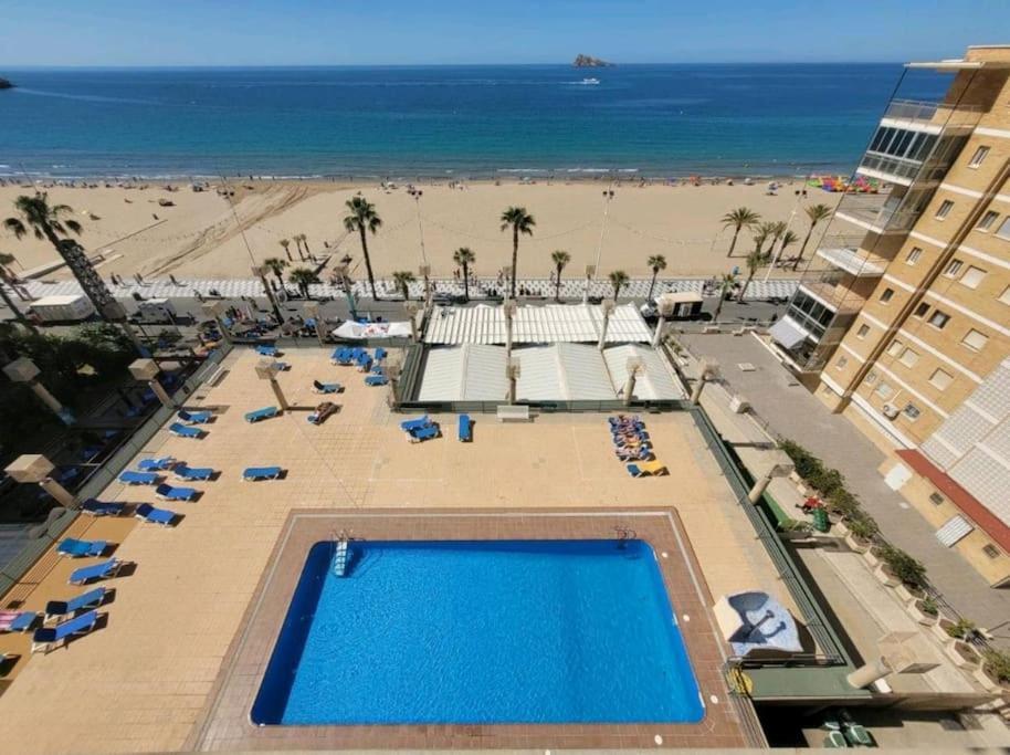 貝尼多姆Piso 21 Unico A Pie De Playa En Esquina公寓 外观 照片
